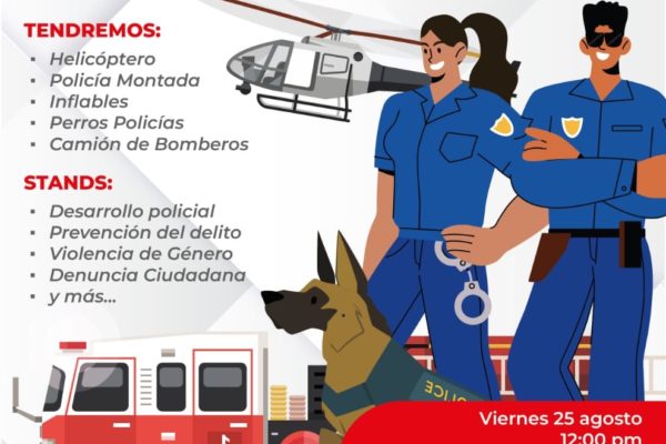 Invita Bladimir González a evento Conoce a Tu Policía