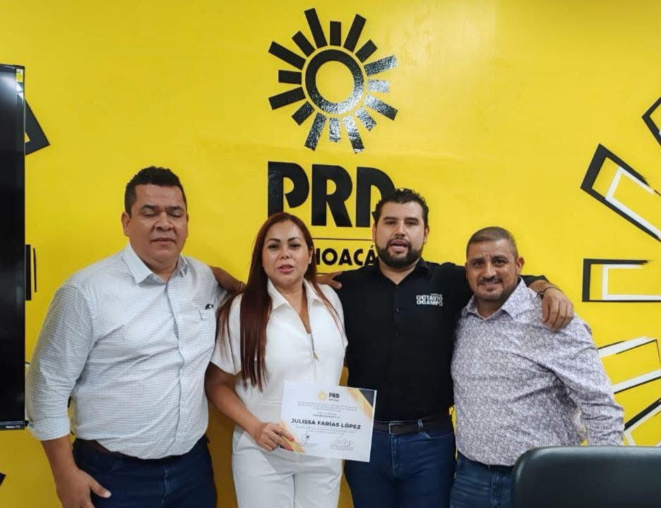 Julisa Farías, nueva delegada política del PRD Michoacán en los distritos 22 y 23