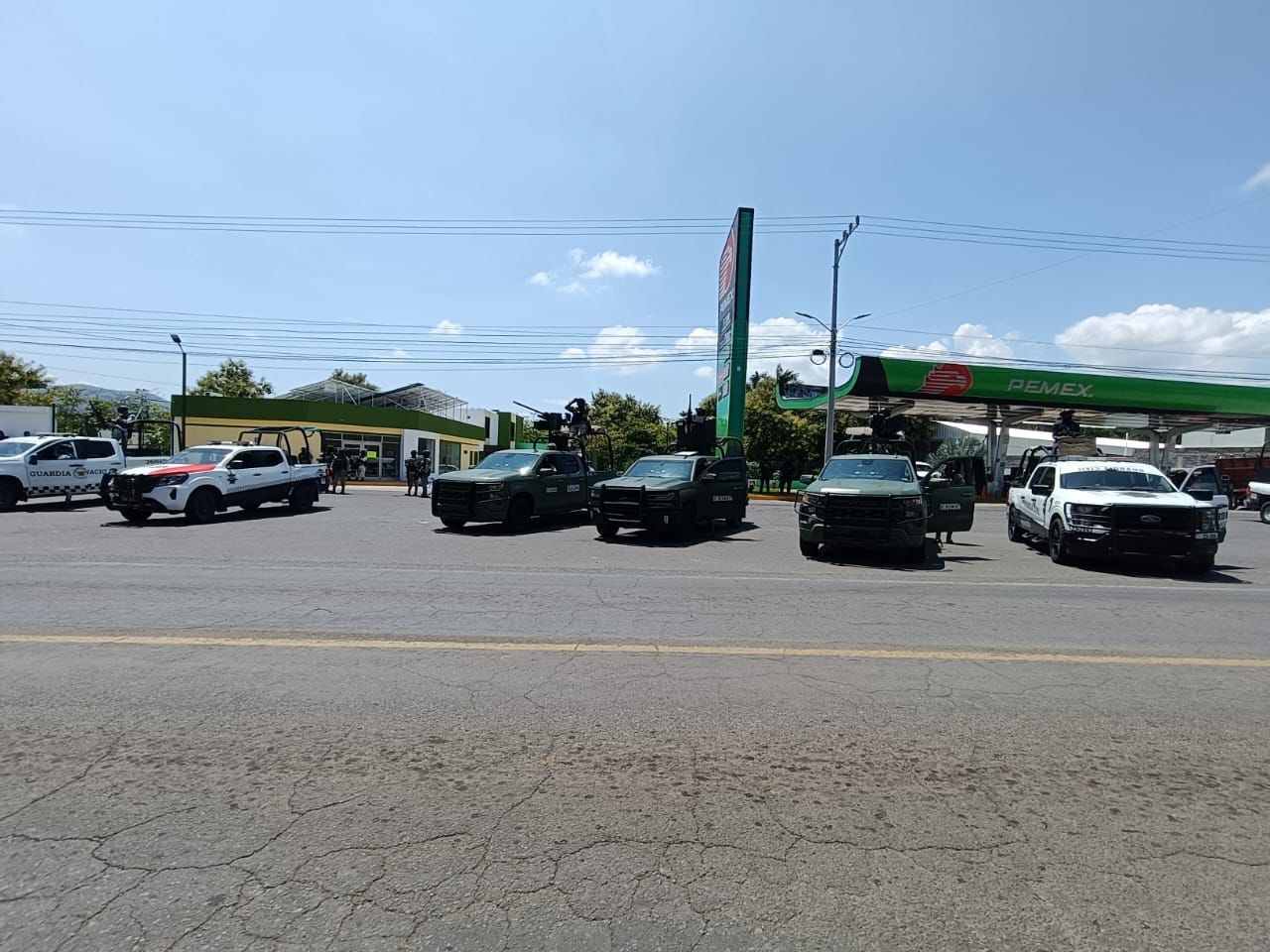 Fuerzas estatales y federales refuerzan operativo de seguridad en Buenavista