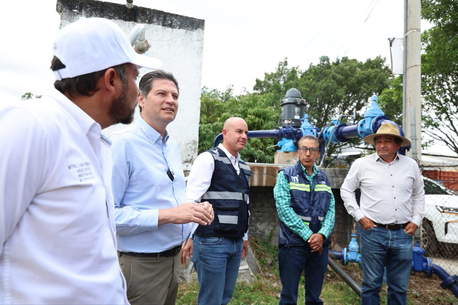 Alfonso Martínez supervisa obras del Acuaférico; beneficiarán al 80% de las y los morelianos