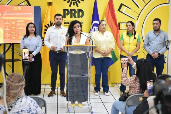PRD Michoacán impulsa semana de actividades por la eliminación de la violencia contra las mujeres
